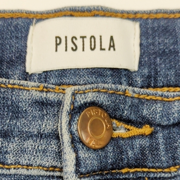 Pistola Distressed Jean Shorts - Picture 8 of 8